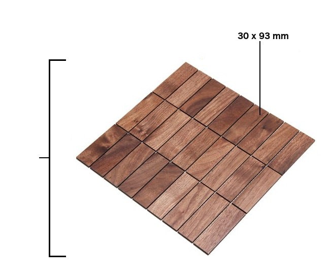 Dřevěný obkladový panel do koupelny a kuchyně
