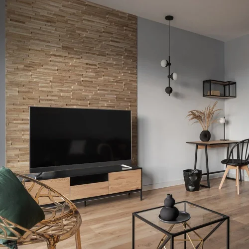 CORRECTUS - DUB, 720 x 100 x (9-19) mm - 3D dubový obkladový panel na stěnu