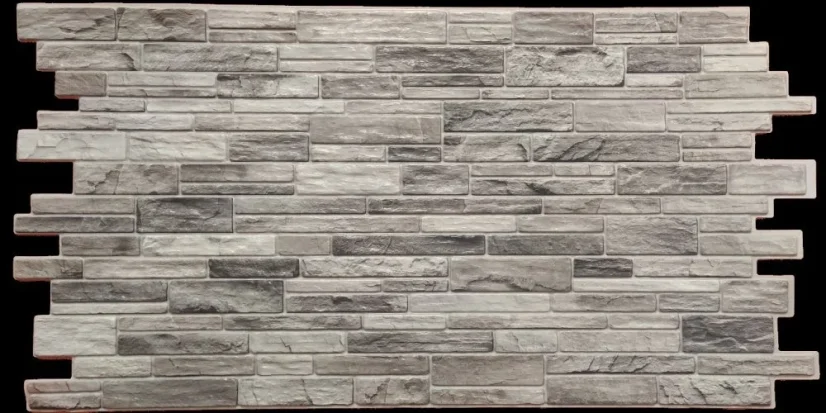 PVC dekorační panely - Antracite, 960 x 485 x 0,35 mm