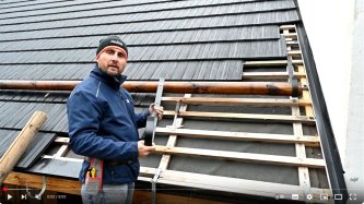 MONTÁŽNÍ VIDEO: Instalace DRŽÁKU A DŘEVĚNÉ KULATINY pro sněhové zachytávače na plastovou krytinu EUREKO DDS II