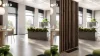 Deliaca lamelová stena s podstavcom - voľne stojaca, 990 x 2005 mm, (MDF), ORECH
