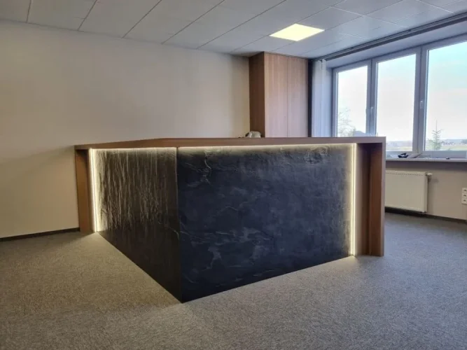 Kamenná dýha - Black Slate, 1220 x 610 x 3 mm