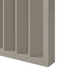 Deliaca lamelová stena s podstavcom - voľne stojaca, 990 x 2005 mm, (MDF), PIESKOVÁ BÉŽOVÁ