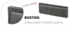Cihlový obklad, Z BETONU, BOSTON 5 - graphite, tmavě šedá, 222 x 73 mm, tloušťka 8-21 mm, 0.52 m2