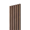 Akustický panel - OŘECH DÝHA, MDF, ČERNÝ akustický podklad FILC, 300 x 2750 mm - Povrchová úprava dýhy: Olejovaná