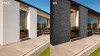 Betonový obklad, Z BETONU, PALERMO 2, tmavě šedá, 550 x 142 mm, tloušťka 10-26 mm, 0.62 m2