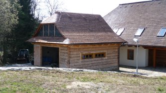 Nové Město na Moravě, dřevěný šindel, 2011