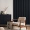 LINEA COMFORT 5 dřevěné lamely na desce - woodblue | černá, 2650 x 246 x 30 mm