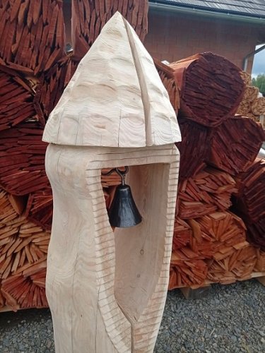 Z naší dílny: Dřevořezba zvonička