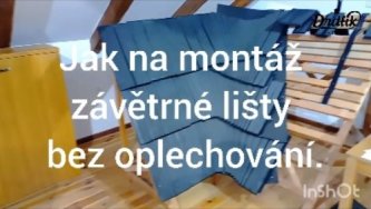 Jak na montáž závětrné lišty bez oplechování?