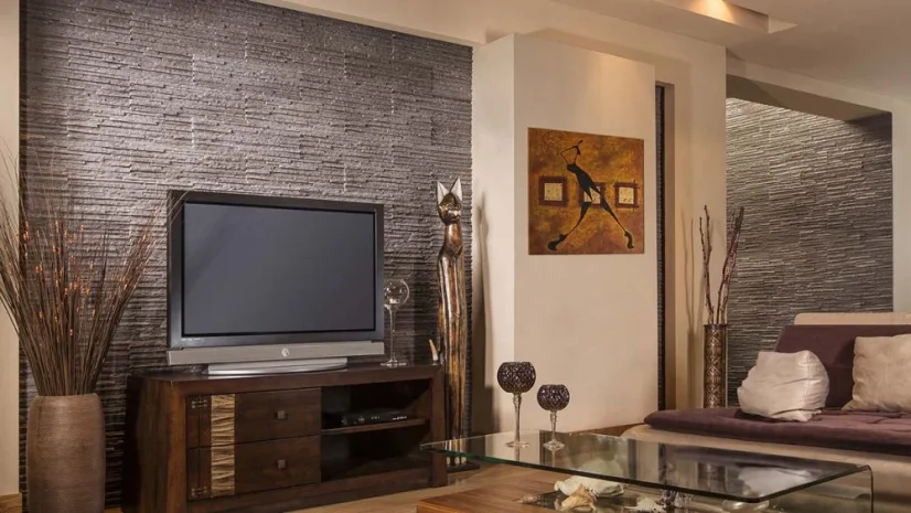 Betonový obklad, Z BETONU, PALERMO 2, tmavě šedá, 550 x 142 mm, tloušťka 10-26 mm, 0.62 m2