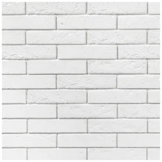 Cihlový obklad, ZE SÁDRY, PERUGIA 1, bílá, 263 x 147 mm, tloušťka 10-20 mm, 0,40 m2