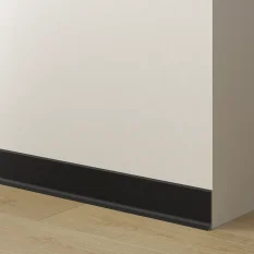 Soklová lišta - MATNÁ ČERNÁ, 13 x 1,5 x 2750 mm, HLINÍK