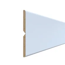 Univerzální lišta - TEXTILOVÁ BÍLÁ 426 V, 2800 x 60 x 4 mm