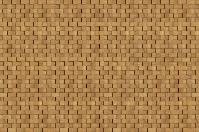 DUB 30 (30 x 30 mm) -  dřevěná mozaika 3D na samolepícím podkladu
