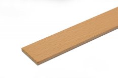 VZOREK - Dřevěná krycí lišta BUK - broušený, olejovaný, rozměr vzorku: 30 x 200 mm