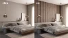 Designový obkladový panel JAPANDI (MDF), OŘECH DÝHA, 24 x 300 x 2750 mm (0,825 m2)