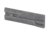 Betónový obklad, Z BETÓNU, MADERA 2, stredne sivá, 93 x 200 - 340 mm, hrúbka 8-23 mm, 0.49 m2