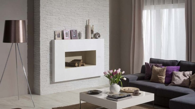 Betonový obklad, ROH, Z BETONU, PALERMO 1, bílá, 333 x 160 mm, tloušťka 10-26 mm, 0.56 m2