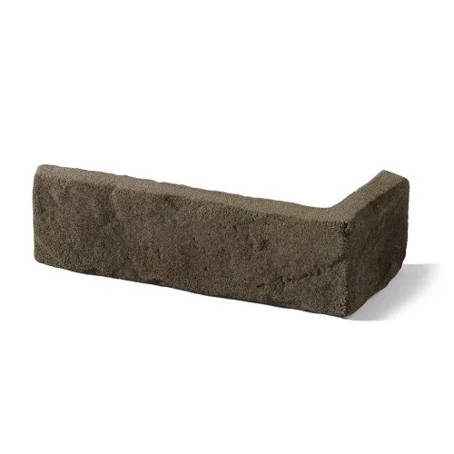 Cihlový obklad, ROH, Z BETONU, CAMBRIDGE 15, hnědá, 80 x 190 mm x 63 mm, tloušťka 12-18 mm, 0.47 m2