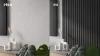 ATYPICKÝ PRODUKT - Akustický panel - ČERNÝ, MDF + FOLIE FINISH, ČERNÝ akustický podklad FILC, 300 x 2495 mm