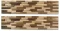 SPLITT MINI WOOD,  DUB MIX BAREV, 8 řad, štípaný obklad  - balení obsahuje 2 kusy panelů (790 x 180 mm)