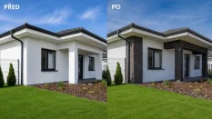 Cihlový obklad, Z BETONU, CAMBRIDGE 8, tmavě šedá, 208 x 63 mm, tloušťka 12-18 mm, 0.91 m2