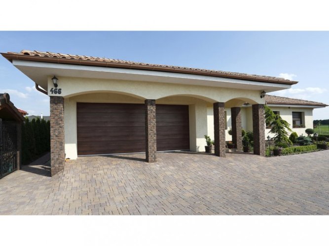 Cihlový obklad, Z BETONU, RUSTIK 540, červená, 210 x 60 mm, tloušťka 10-18 mm, 1 m2