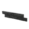 Kamenný obklad, Z BETONU, CONGO 1, tmavě šedá, 120 x 533, tloušťka 16 - 33 mm, 0.40 m2