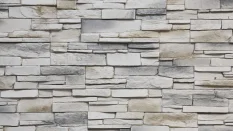 VZOREK - Betonový obklad, Z BETONU, GRENADA 2 - frost, světle šedá, 550 x 117 mm, tloušťka 22-38 mm