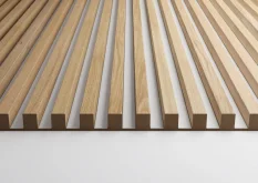 VZOREK - Lišta mezi lamely - BÍLÁ - rozměr vzorku: 30 x 6 x 200 mm