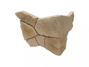 Sádrový obklad, ROH, ZE SÁDRY, NANGA 1, světle hnědá, 160 - 270 x 220 mm, tloušťka 12-30 mm, 0.24 m2