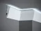 Stropná LED osvetľovacia lišta, NEPRIAME OSVETLENIE, tvrdý plast PolyForce (HD Polymer), základný biely náter (pretierateľný), 120 x 47 x 2000 mm