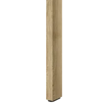Otočné volně stojící lamely, DUBOVÁ DÝHA, 30 x 70 x 2750 mm, MDF + DÝHA
