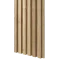 Drevené lamely ÚZKE na DYHOVANEJ doske (MDF), DUBOVÁ DYHA, 24 x 300 x 2750 mm (0,825 m2)