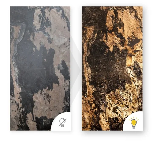 Kamenná dyha - Autumn Rustic - transparentná, 1220 x 610 x 3 mm