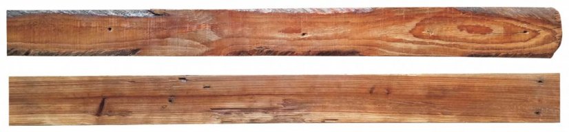 Starobylé exotické dřevo - prkno délky 1 m