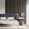 Akustický panel ACOUSTIC LINE - hakira beige | černá, 2650 x 245 x 22 mm, lamely MDF + FINISH FOLIE, akustický podklad FILC
