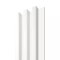 Dřevěná lamela LINEA SLIM 3 - bílá / bílá