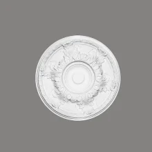 Rozeta - průměr 492 mm, hloubka 54 mm, maximální šířka řezaného otvoru 140 mm