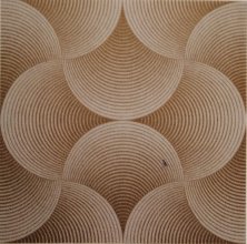 Stropní kazety moderní design - TRANS 2 ZLATÁ , 495 x 495 x 3 mm