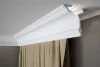Garnižová LED osvetľovacia lišta, NEPRIAME OSVETLENIE, tvrdý plast PolyForce (HD Polymer), základný biely náter (pretierateľný), 145 x 110 x 2000 mm