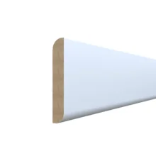 Stropní lišta - TEXTILOVÁ SVĚTLE ŠEDÁ, 2800 x 45 x 8 mm