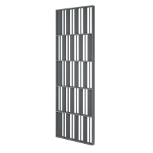 Dělící příčka JAPANDI, 520-2720 x 1800-2750 mm, (MDF), GRAFIT(ANTRACIT)