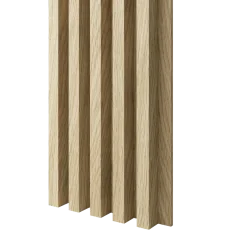 Dřevěné lamely ŠIROKÉ na LAMINOVANÉ desce (MDF), EVROPSKÝ DUB CPL, 46 x 300 x 2750 mm (0,825 m2)