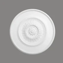 Rozeta - průměr 592 mm, hloubka 85 mm, maximální šířka řezaného otvoru 85 mm