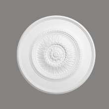 Rozeta - průměr 592 mm, hloubka 85 mm, maximální šířka řezaného otvoru 85 mm