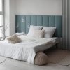 Akustický panel ACOUSTIC LINE - glacier grey | černá, 2650 x 245 x 22 mm, lamely MDF + FINISH FOLIE, akustický podklad FILC