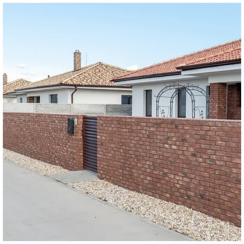 Cihlový obklad, Z BETONU, CAMBRIDGE 4, hnědá, 208 x 63 mm, tloušťka 12-18 mm, 0.91 m2
