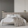 LINEA SLIM 3 dřevěné lamely na desce - japandi | černá, 2650 x 150 x 30 mm
